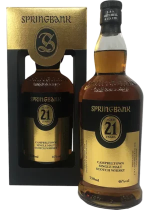 Springbank 21 Year Single Malt Scotch